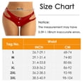 thumbnail image 2 of Minipantalones cortos Outfit FEOYA de piel sintética para mujer, color rojo, talla S, 2 of 6