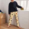 thumbnail image 5 of Susaid Cute insects Print Teen Pajama Pants, Soft Long Sleep Bottoms with Elastic Waist and 2 Pockets, for Ages 5-16-Small, 5 of 6