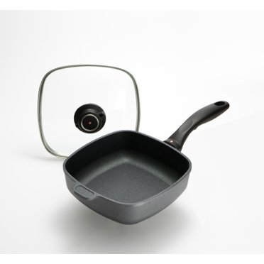 Swiss Diamond Square Grill Sauté Pan – 11x11 Inch, 5.3 Qt, Nonstick Diamond Coated, Oven Safe To 500°F, PFOA Free