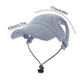 thumbnail image 3 of Fmbmuo Pet Sun Hat S Size Adjustable Sun Breathable Protection Cap for Small Outdoor Visor Lightweight Dogs Cats, 3 of 6
