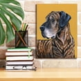 thumbnail image 3 of Epic Graffiti 'Brindle Great Dane'  by Rebecca Wang Art Canvas Wall Art, 12" x 16", 3 of 8