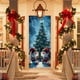 thumbnail image 4 of Decoraciones de Navidad Decoración de Puerta de Navidad de 6.66x2.99 Pies con Entrega de Regalo de Papá Noel, Fondo de la Atmósfera Festiva de la Fiesta Decoraciones de Navidad de Interior, 4 of 6