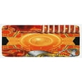 thumbnail image 1 of Steampunk Kitchen Mat, Steampunk Retro Mechanism Antique Engine Gear Technology Vibrant Colors, Plush Decorative Kitchen Mat with Non Slip Backing, 47" X 19", Multicolor, by Ambesonne, 1 of 1