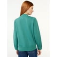 thumbnail image 3 of Free Assembly Women's Pleated Shoulder Mock Neck Top, 3 of 6