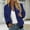 Navy, variant on WIZUTIZ Women's Solid Color Zip Up Jacket With Pockets Long Sleeve Casual Lightweight Outerwear