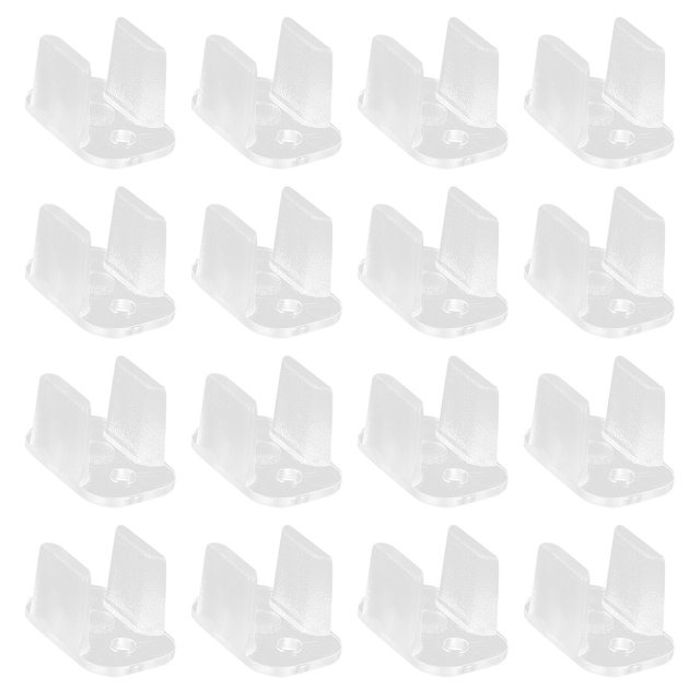 100 clips de plástico para tiras de luces LED, clips de montaje para lámparas de neón, clips de plástico para luces LED.