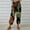 Green, variant on Elastic Waist Pants for Women Wide Legs Fashion Misses Summer Casual Loose Cotton and Linen Pocket Solid Jeans Pants