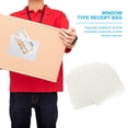 thumbnail image 3 of FOMIYES 50Ud Bolsa Para Facturas Transparente Impermeable Para Uso En De Mensajería, 3 of 7