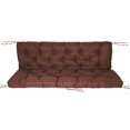 thumbnail image 5 of Buytoshop Swing Cushion for Outdoor Furniture, Waterproof 2-3 Seater Bench Cushion,4" Thick with Backrest & Ties for Patio Backyard Garden, 60 x 40 Inch, Brown, 5 of 6