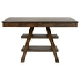 thumbnail image 4 of Dewey 5-piece Rectangular Dining Table Set Walnut, 4 of 14