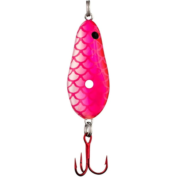 Lindy Fishing Tackle - Lindy Glow Spoon 1/8-Pink Scale (LGS303