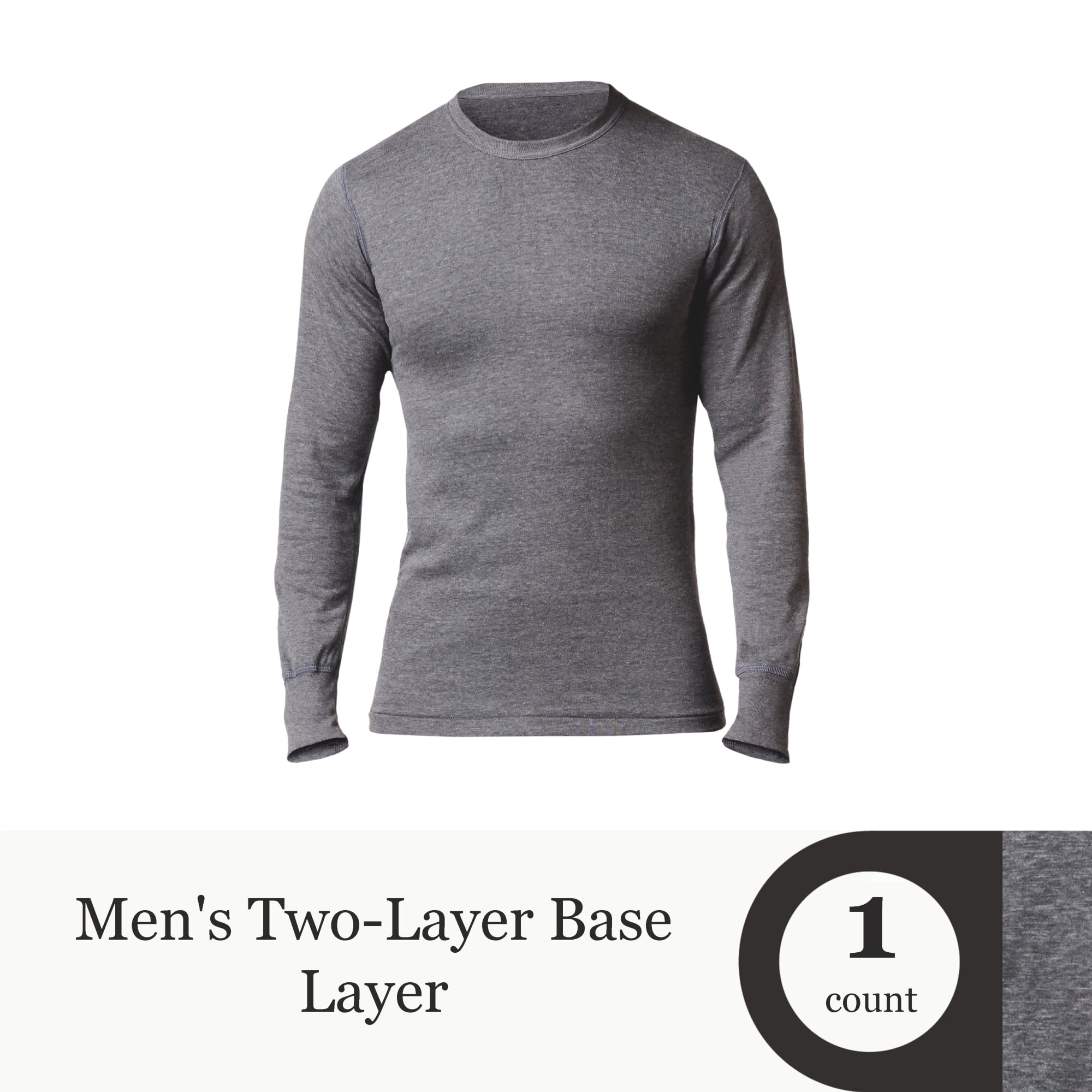 Stanfield's Men's Thermal Cotton Blend Two Layer Long Sleeve Undershirt Baselayer