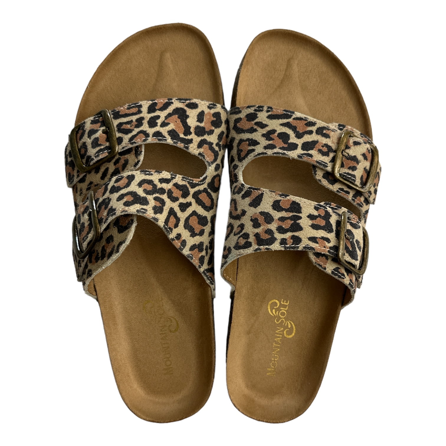 Mountain Sole Women's Double Buckle Easy Slide On Sandal