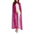 thumbnail image 2 of Capa con capucha y lentejuelas unisex - Accesorio de cosplay para adultos, tejido de poliéster, talla única, para carnaval, Halloween y fiestas, 2 of 8