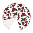 thumbnail image 2 of KLL Rose Flowers Christmas Tree Skirt 48" ,Party Decorations Farmhouse for Christmas Decorations Holiday Party, 2 of 6