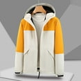 thumbnail image 2 of Herrnalise Men's And Women's Same Autumn And Winter Waterproof Windproof And Thickened All-in-one Outdoor Sports Warm Jacket Yellow, 2 of 4