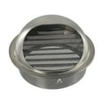 thumbnail image 1 of Stainless Steel Round Bull Nosed External Extractor Wall Vent Outlet, 1 of 9