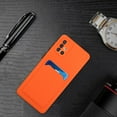 thumbnail image 6 of Galaxy A51 4G Case, Slim Soft Fit Shockproof Protection Case Dropproof Non-Slip Silicone Case with Card Slots Soft TPU Bumper Phone Wallet Case for Samsung Galaxy A51 4G, Orange, 6 of 6