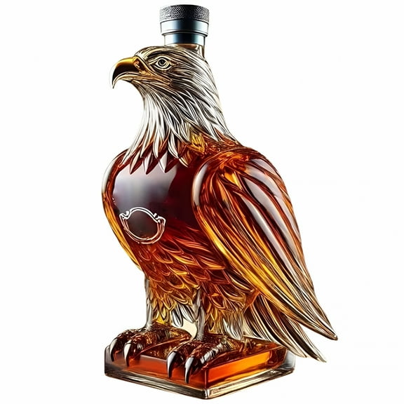 ACDANC Whiskey Eagle Bottle, Unique Glass Decanter for Whiskey, Whiskey Eagle Decanter Gifts for Men, Dad, Husband, Home Bar Decoration for Whiskey Lovers