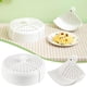 thumbnail image 1 of Cubierta de Alimentos Plegable de Plástico de Grado Alimenticio, Campana Hueca a Prueba de Moscas y Polvo con Mango Ergonómico, 23.5x12cm, Protector Portátil para Comidas en la Cocina, 1 of 9