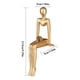 thumbnail image 2 of Figura sentada abstracta de resina Wdftyju adornos de escritorio para librería de estudio de oficina, 2 of 9