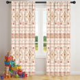 thumbnail image 5 of Blackout Kids Curtains,Colorful Geometric Striped Pattern Childrens Insulated Curtains Set Of 2,Bedroom Essentials,Toddler Room Decor 42x84in(106x213cm), 5 of 5