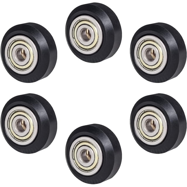 Grandes Roues à Poulie en Plastique avec Roulements Engrenage Perlin Imprimante 3D Roue à Poulie à Pompon 625zz Poulie Tresse Engrenage Passif Roue Ronde Compatible avec Creality Ender 3 CR-10 CR-10S(6 Pcs/10 Pcs/20 Pcs)