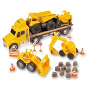 Kid Connection Deluxe Construction Play Set, 22 Pieces