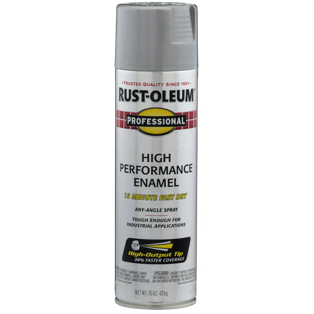 Aluminum, RustOleum Professional HighPerformance Gloss Enamel Spray