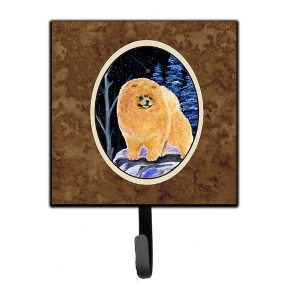 Carolines Treasures SS8396SH4 Starry Night Pomeranian Leash or Key Holder 7Hx4.25W multicolor