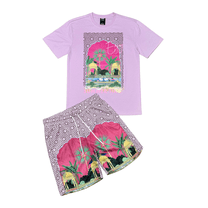 Genuine Mens Summer Time Tshirt Short Set Streetwear Fashion