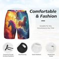 thumbnail image 3 of Balery Dreamy Night Sky White Horse Mens Swim Trunks Swim Shorts for Men Quick Dry Inseam Beach Shorts with Compression Liner Pocket-3X-Large, 3 of 9