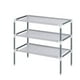 thumbnail image 3 of Estante para zapatos Niveles para el hogar Estante para zapatos Organizador de almacenamiento no tejido de acero inoxidable, 3 niveles Eigraketly  HA005098-01B, 3 of 7