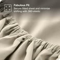 thumbnail image 4 of Bare Home 5-Pack Fitted Sheets - Premium 1800 Collection - Ultra-soft - Deep Pocket - Twin XL, Sand, 4 of 8
