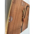 thumbnail image 6 of Square Epoxy Resin Walnut Wood Wall Clock 16 inches, 6 of 6