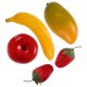 thumbnail image 3 of ColoMX 1 conjunto de agitadores de frutas instrumentos musicales educativos tempranos juguetes de fruta simulados, 3 of 8