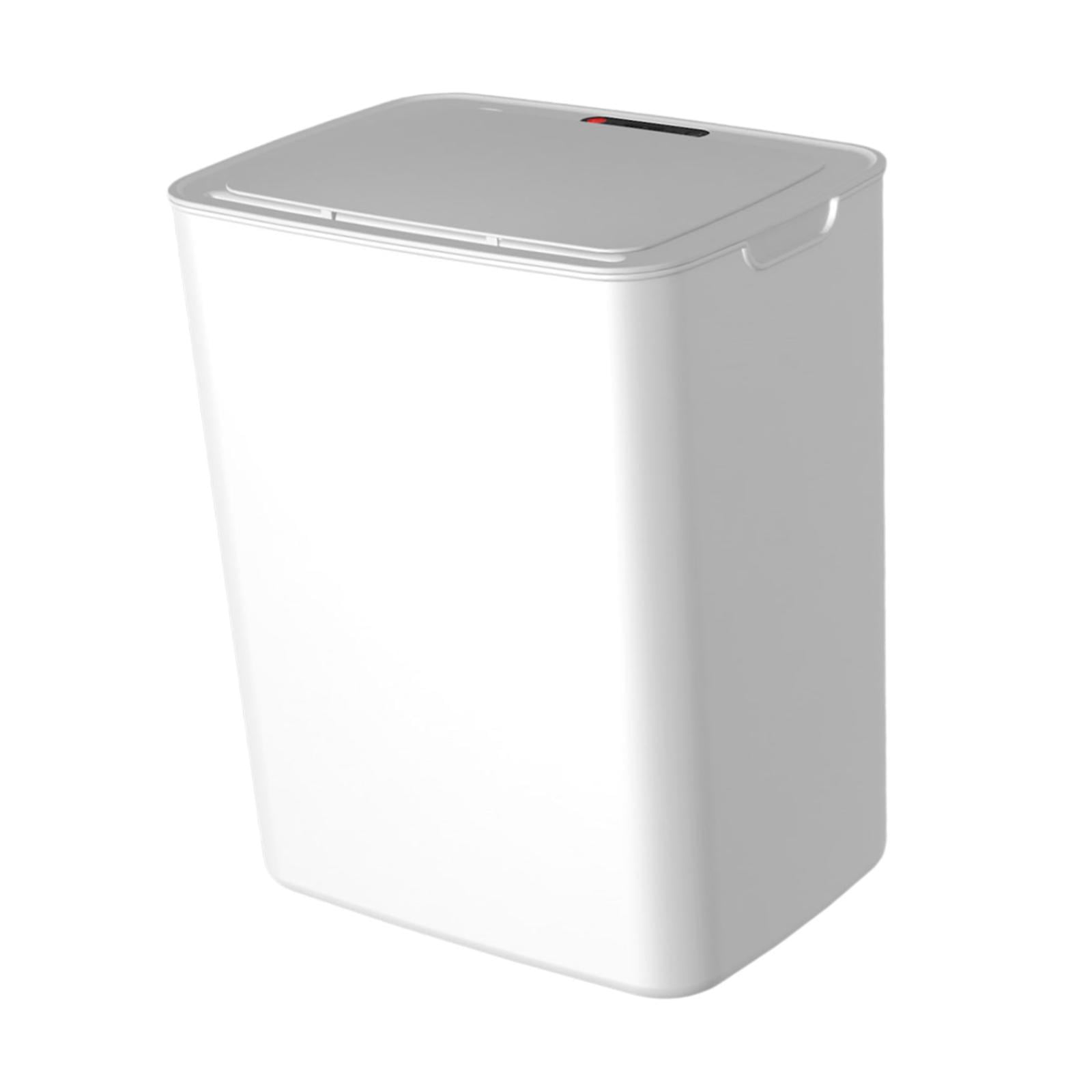 Fancyes Intelligent Trash Can Smart Trash Can Large Capacity Space Saving Household Trash Can Garbage Bin for Bathroom Cabinet Office
