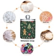 thumbnail image 6 of Yayeee 4 Pack Qtip Holder Bathroom Cotton Swab Canister with Lid Clear Dispenser Set, Christmas Gingerbread, 6 of 6