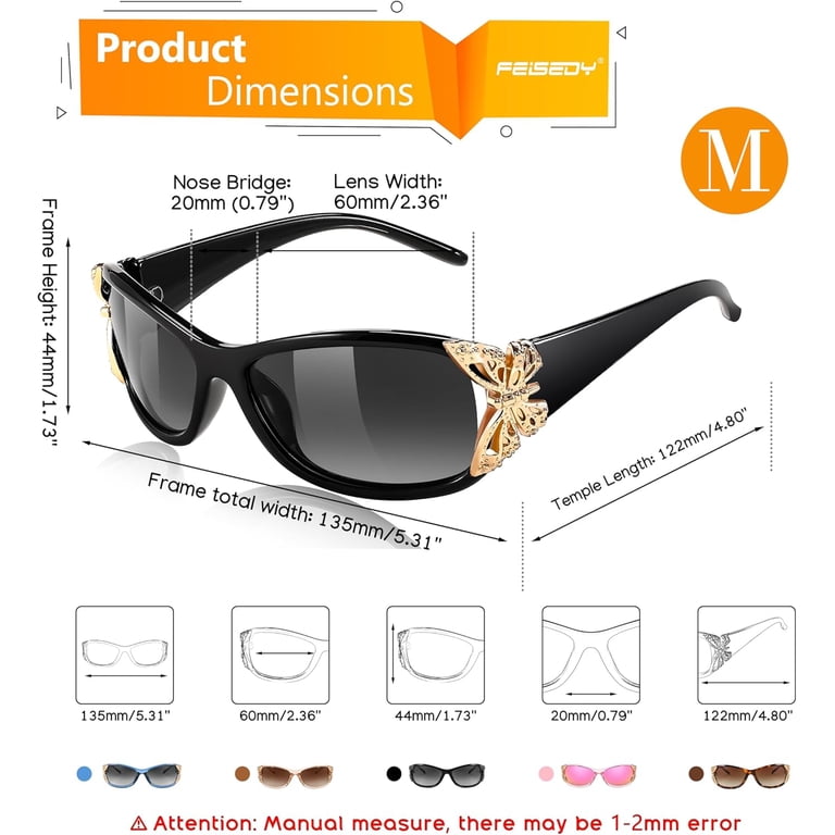 FEISEDY Trendy Polarized Y2K Sunglasses Wrap Around  display picture 3