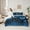 Blue, variant on Castle Fairy Ombre Video Game Bedding Comforter Set,Honeycomb Gamepads Full Bedding Set