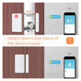 thumbnail image 2 of Tuya Smart ZigBee Door Window Contact Sensor Smart Home Wireless Door Detectors Open/Close APP Remote Alarm ,Consistent Performance, 2 of 7