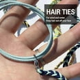 thumbnail image 3 of Hair Ties for Women Long Hair, 25" Elastic No Tangle Spiral Hair Ties Damage-Free Pony Tail Wraps for Thick Long Hair Motorcycle Hair Accessories for Sports- Bike Riding Swim Skiing- 3 Pack Colorful, 3 of 10
