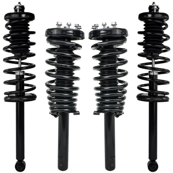 Detroit Axle - 4 Struts for 1998-2002 Honda Accord 1999-2003 TL 2001-2003 Acura CL Ready Struts with Coil Spring Assembly Replacement