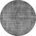 thumbnail image 1 of Ahgly Company Indoor Round Abstract Gray Contemporary Area Rugs, 5' Round, 1 of 1