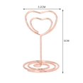 thumbnail image 3 of 2x Portatarjetas de visita Love Heart Carpeta para números de mesa de hotel (oro rosa S) Likrtyny Para estrenar, 3 of 8