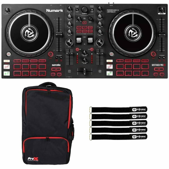 Numark Mixtrack Pro FX 2-Deck DJ Controller with Backpack Package