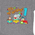 thumbnail image 3 of Inktastic It's My Birthday- Circus Train 1st Birthday Boys or Girls Baby Bodysuit, 3 of 4