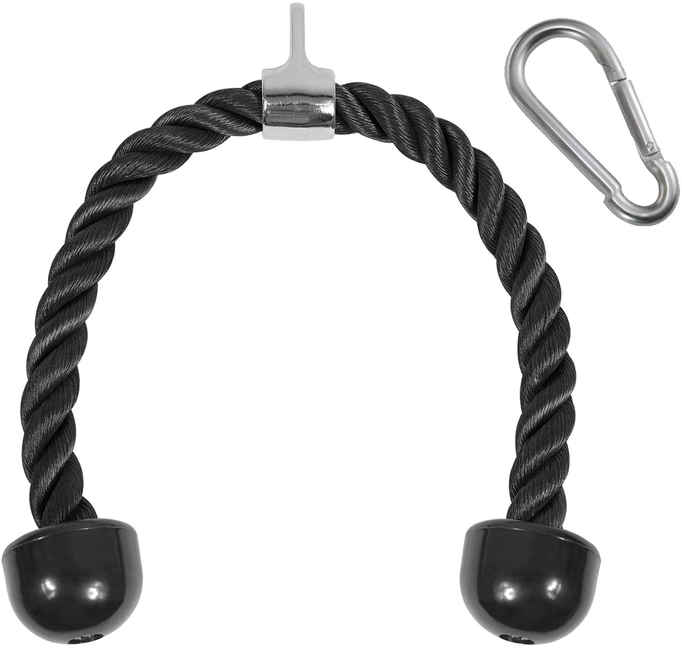 Details about   Tricep Rope 27 & 35 inches 2 Colors Fitness Attachment Cable Machine Pulldown 27 