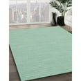 thumbnail image 3 of Ahgly Company Machine Washable Indoor Rectangle Contemporary Blue Green Area Rugs, 4' x 6', 3 of 7
