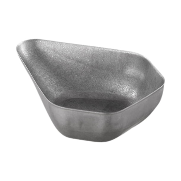 Vaso dosificador de granos de café Bandeja de pesaje Exhibidor de acero inoxidable de cocina Dosis única plateado